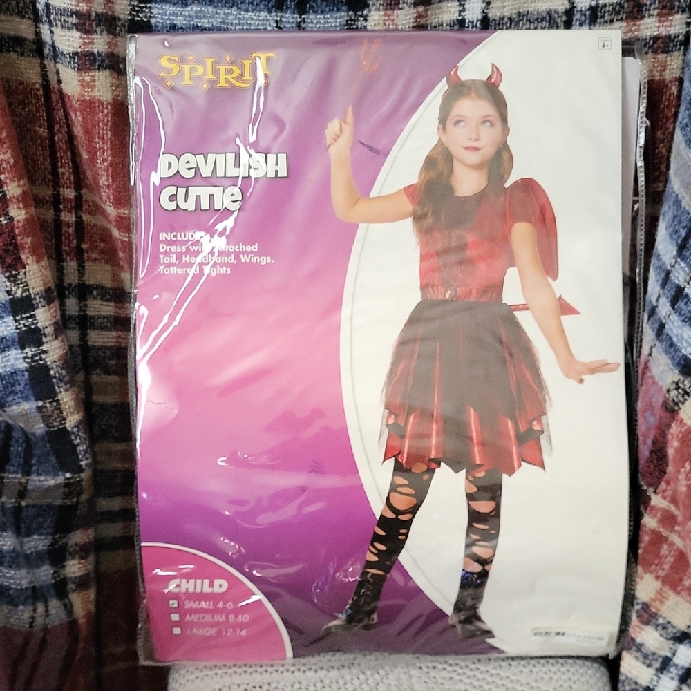 Spirit Devilish Cutie Kids Costume - Red and Black